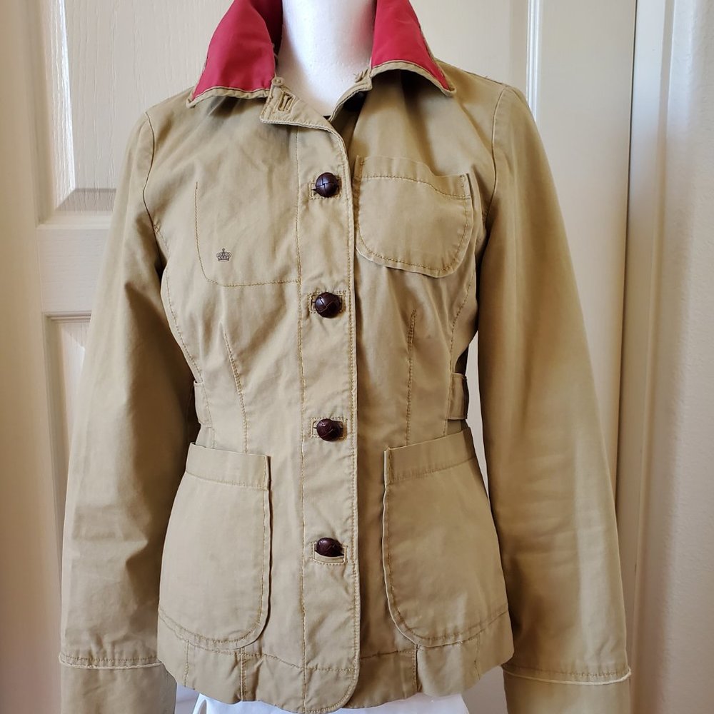 G1 Outdoor Goods Anthropologie Tan Utility Jacket Size Small